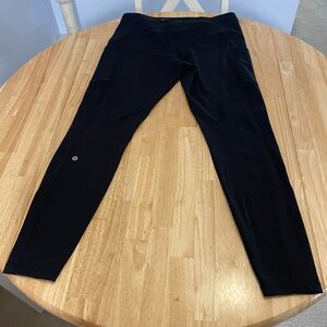 Lululemon Runnings Leggings Size 12, 28” Inseam Lots of Features.